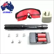 Q6 THOR M II 450nm Blue Laser Pointer 520nm Green Visible Lazer Torch Beam 1mW