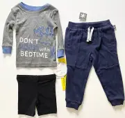 3 Piece Mix Set SPLENDID Pants Little Me Shorts Koala Kids Pajama Top 12 Months