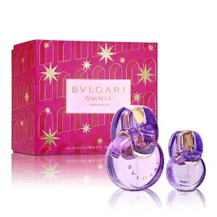 【BVLGARI 寶格麗】花舞輕盈/紫水晶女性淡香水 100ML禮盒-新包裝(淡香水100ML+15ML 專櫃公司貨)