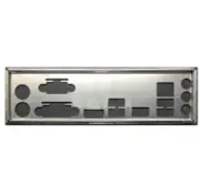 I/O IO shield Backplate For ASUS TUF GAMING A520M-PLUS Motherboard Rear Baffle