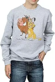[The Lion King] Boys Classic Simba Timon & Pumba Sweatshirt
