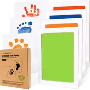 KeaBabies 4-Pack Inkless Ink Pads in Fiesta at Nordstrom, Size Large