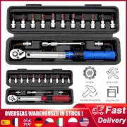 16 ratchet wrench set 1/4 inch 72T 2-24Nm preset torque wrench