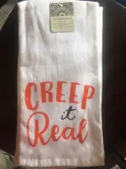 Halloween Cynthia Rowley Kitchen Towels CREEP IT REAL If You've Got It Haunt It