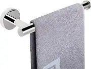 NearMoon Hand Towel Holder/Towel Ring, Thicken Stainless Steel Hand Towel Bar for Bathroom, Rustproof Wall Mounted Towel Rack, Contemporary Style Bath Accessories, 9 Inch (1 Pack, Chrome Finish)