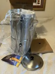 NEW Bloomfield Stainless Steel Large Ice Tea Beverage Dispenser Model #8699