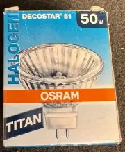 Osram - 46870WFL 12V 50W Flood - Titan 770lm Decostar 51 -Light Bulb USA Halo