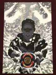 BOOM POWER RANGERS POSTER 11 X 16" NM SHIPPED FLAT BLACK ZACK