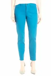 NYDJ Womens 0 Clarissa Ankle Light Blue JEANS 5 Pocket Lift Tuck Stretch Pants