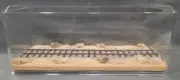 O SCALE - 16" SINGLE TRACK -"DESERT SCENE"-DISPLAY CASE- FOR ANY O SCALE TRAINS