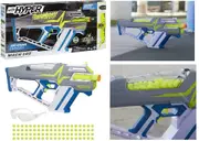 NERF Hyper Mach 100 Fully Motorized Blaster 80 Hyper Rounds with Eyewear