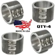 4 - Steel Universal Weld On Bar Clamp 3" Roll Cage Fabrication Mount 6 Bolt