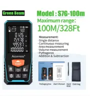 Aicevoos Green Beam Digital Laser Rangefinder 100MGreen Light Laser D