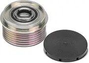 A-Premium Alternator Freewheel Clutch Pulley Compatible with Nissan Altima 1993-1997, Sentra 1989-1990, Frontier 1998-2000, Pathfinder, Maxima, Xterra, Quest, 240SX, 300ZX, D21, Pickup, 6 Grooves CW