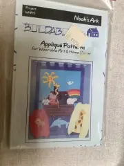 BUILDABLES NOAH'S ARK Applique Quilt Wall Hanging Pillow Pattern