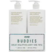evo Buddies 'Great Sculptors Don't Use Tofu' Shampoo and Conditioner Duo