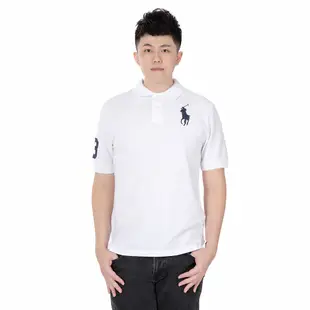 Polo Ralph Lauren 經典刺繡大馬短袖Polo衫(男青年)-白色