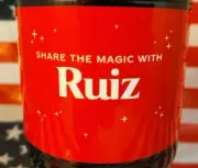 Share A Coke With Ruiz 2020 Personalized Coca Cola Bottle
