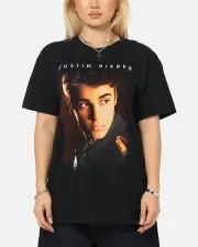 [JUSTIN BIEBER] Justin Bieber Believe T-shirt Black - Size M M Black