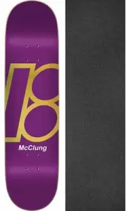 Plan B Skateboards Team Foil 8.25" Skateboard Deck + griptape