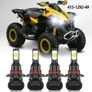 9005 HB3 LED Headlight Hi/Low Bulbs fits Can-Am Spyder RT-S SE6 SM6 2014-2016