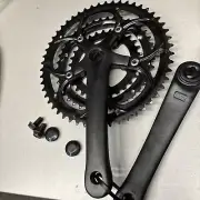 New Crankset 170mm Triple 52/40/30 square taper 6/7/8 speed