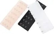 [BELLIFFY] 3pcs Stainless Steel Bra Hook Bra Strap Extender Underwear Extender for Women