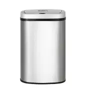 Devanti 50L Sensor Bin Motion Rubbish Automatic Silver