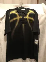 And1 Men's Polo Shirt Basketball Print Size L Black Ret.$14.97 (TW-1357)
