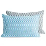 MOLCLCUY Memory Foam Pillows Standard Size Set of 2 Adjustable Cooling Pillow...