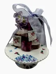 Bath & Body Works Spring 2020 Set Floral Cake Stand Sun Ripened Raspberry READ