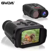 4 X Zoom Binoculars Night Vision Telescope Infrared Hunting Plastic Black Modern