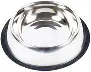 Leona Co Stainless Steel Metal Dog Bowl, 790/1190ml, Heavy Duty, Rust Resistant, Anti Sliding, Pet Water Dish Feeder Bowl for Cats and Dogs, Dry and Wet Foods (790ml)