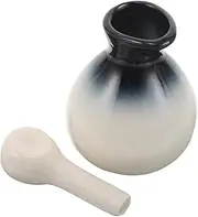 Healeved Ceramic Essential Oil Diffuser Bottle Decorative Porcelain Jar for Aromatherapy Perfume Storage Controlled Dispensing Duckbill Spout Elegant Travel Accessory for