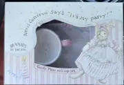 Netti Confetti’s It’s My Party dessert plate and cup Bunnies By The Bay