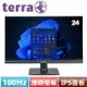 【現折$50 最高回饋3000點】 terra沃特曼 24型 2442W 不閃屏超廣角螢幕