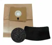 Bissell 5 Bag & Filter Kit for 4122 Zing Bagged Canister, New OEM Part, 1480,...
