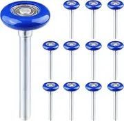 12 Pack 1.8 Inch Nylon Sealed Garage Door Rollers, Quiet/Durable and High Load, High Performance Bearing, Blue, by GENHAKON.