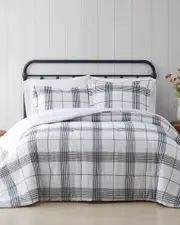 Cottage Classics Cottage Plaid Quilt Set
