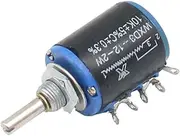 BCMCBV 1pcs WXD3-12-2W 100 220 470 1K 2K2 3K3 4K7 10K 22K 33K 47K Ohm 100R 220R 470R 2.2K 3.3K 4.7K WXD3-12 1W Potentiometer (Size : 2.2K Ohm)