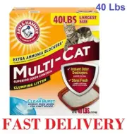 40lb, Arm & Hammer Multi-Cat Superior Odor Control with Clean Burst Clumping...