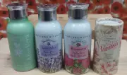 crabtree evelyn evelyn rose, wisteria, aloe vera body powder travel choose one