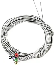COOPHYA Premium Stainless Steel Bass Strings Set of 5 Strings Ideal for Bass Guitars
