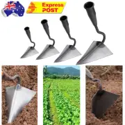 Korean Traditional Triangular Plow Hoe Farming Garden Digging Hand Tool