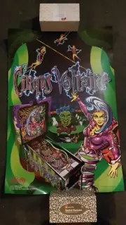 Cirqus Voltaire Pinball ORIGINAL Promotional Advertising POSTER