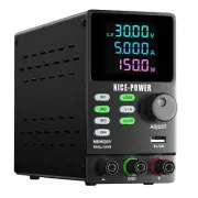 NICE-POWER DC Power Supply Variable, 30V 5A Adjustable Regulated Lab Bench Po...