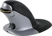 Fellowes Penguin Ambidextrous Wireless Vertical Mouse, Medium