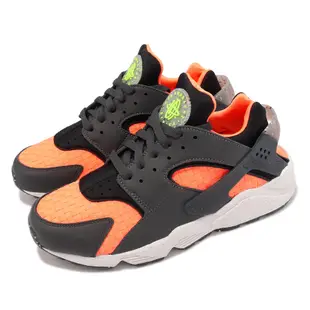 Nike 武士鞋 Air Huarache Crater PRM 灰 橘 男鞋 編織鞋面【ACS】 DQ5013-001