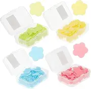 Baluue 10 Pack Odorless Hand Washing Soap Sheets Compact Travel Mini Soap Paper for Hotel Store Public Toilet Trip Random Color