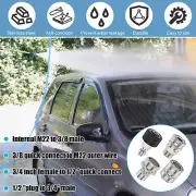 8Pcs Pressure Washer Adapter Set 5000PSI Stainless Steel M22 to 3/8inch wenCA